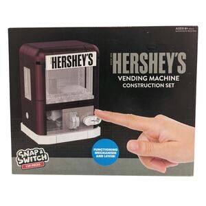 HERSHEY'S VENDING MACHINE Snap & Switch Construction Set 159 pcs Brand New